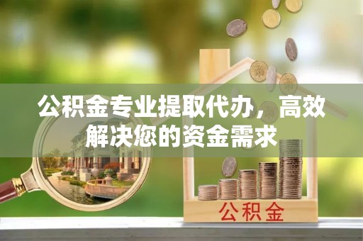 黎城公积金专业提取代办，高效解决您的资金需求