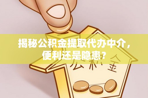 黎城揭秘公积金提取代办中介，便利还是隐患？
