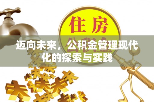 黎城迈向未来，公积金管理现代化的探索与实践