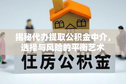 黎城揭秘代办提取公积金中介，选择与风险的平衡艺术