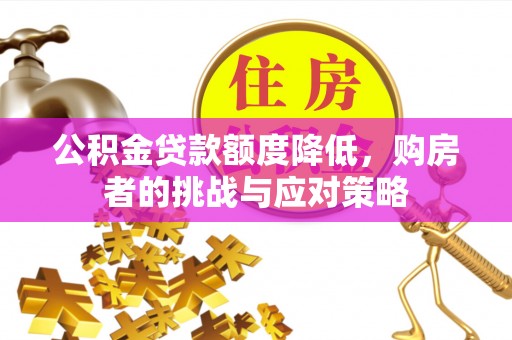 黎城公积金贷款额度降低，购房者的挑战与应对策略