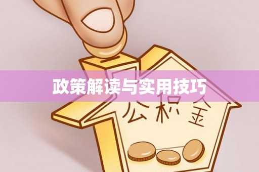 黎城政策解读与实用技巧