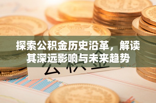 黎城探索公积金历史沿革，解读其深远影响与未来趋势