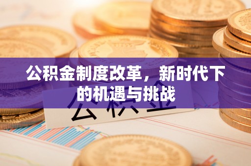黎城公积金制度改革，新时代下的机遇与挑战