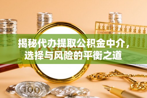 黎城揭秘代办提取公积金中介，选择与风险的平衡之道