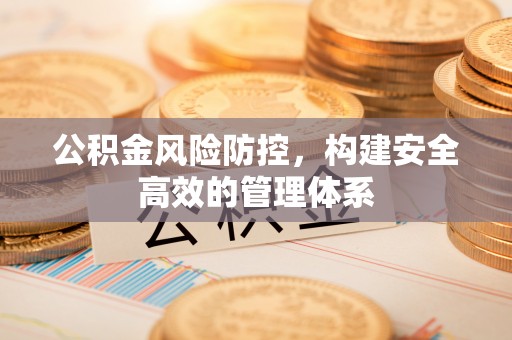 黎城公积金风险防控，构建安全高效的管理体系