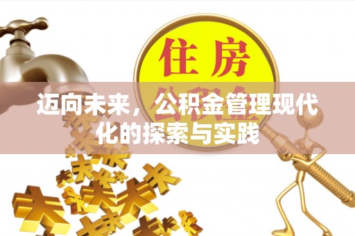 黎城迈向未来，公积金管理现代化的探索与实践